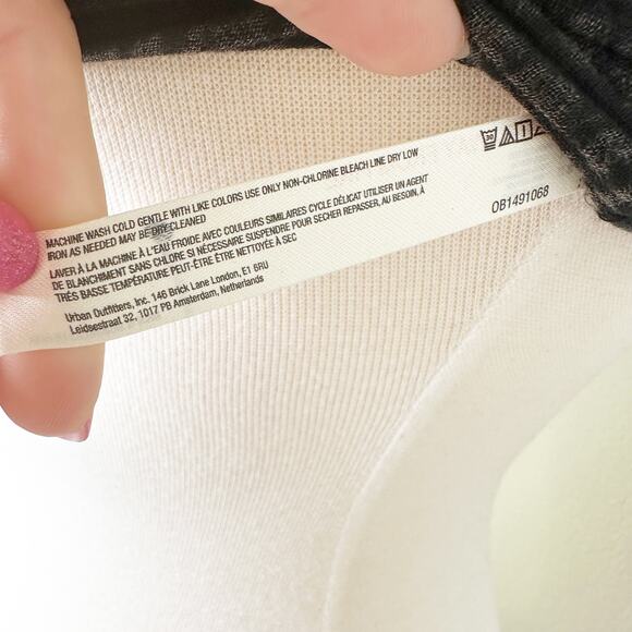 Anthropologie Daily Practice Womens Crop Top Noir Jerry Cinched Ruffle Black M - Picture 5 of 7